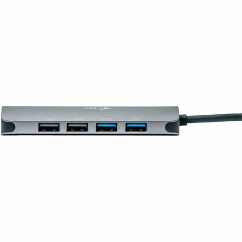 Station d'accueil i-tec USB Type C pour Notebook, Tablette, Moniteur - Gris - 2 Écrans supportées - 4K, Full HD, QHD - 384