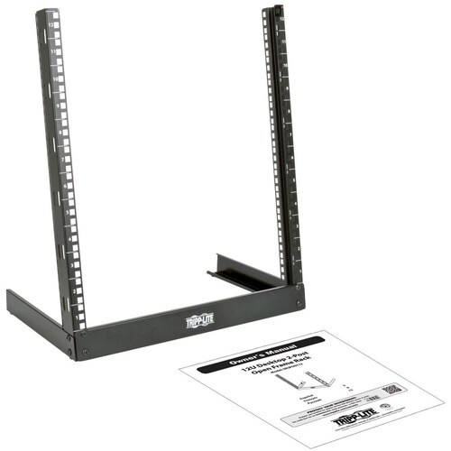 Tripp Lite by Eaton SmartRack SR2POST12 12U Floor Standing, Tabletop Rack Frame for LAN Switch, Patch Panel - 482.60 mm Ra