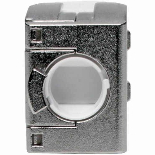 Tripp Lite series N238-001-GY-TF Network Connector - TAA Compliant - 1 x RJ-45 Network Female, 1 x IDC - Shielding - White