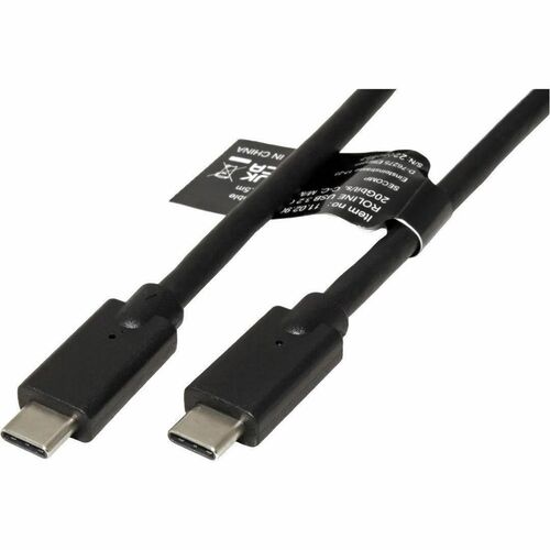 ROLINE USB3.2 Gen2x2 Kabel, C–C, ST/ST, 20Gbit/s, 240W, schwarz, 1,5 m