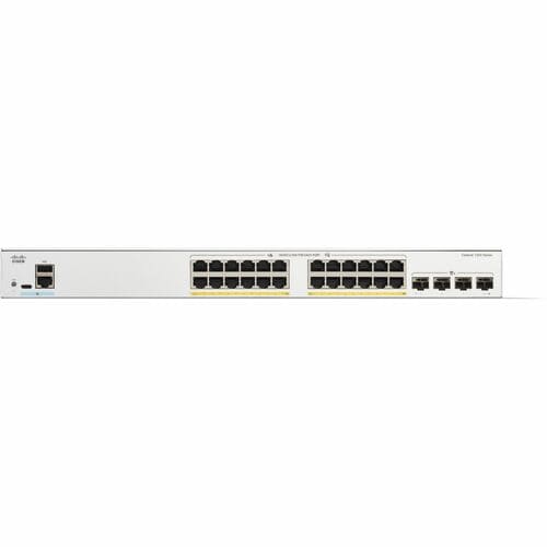 Commutateur Ethernet Cisco Catalyst 1200 C1200-24P-4X 24 Ports Gérable - 10 Gigabit Ethernet - 10/100/1000Base-T, 10GBase-