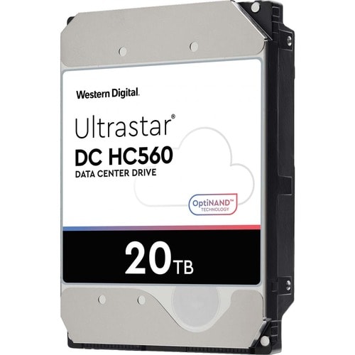 WD Ultrastar DC HC560 WUH722020BL5201 20 TB Hard Drive - 3.5" Internal - SAS (12Gb/s SAS) - Conventional Magnetic Recordin
