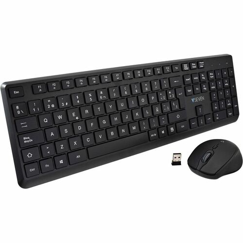 PRO WIRELESS KEYBOARD MOUSE ES QWERTY ES SPANISH LASERED KEYCAP