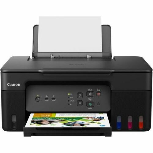Canon PIXMA G3430 Wireless MegaTank Inkjet Multifunction Printer - Colour - Violet - Cloud/Copier/Printer/Scanner - 6 ppm 