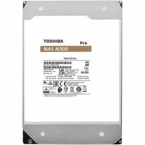 Disco Duro Toshiba N300 Pro HDWG62AXZSTB - 3.5" Interno - 20TB - SATA (SATA/600) - Grabación magnética convencional (CMR) 