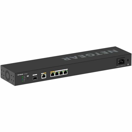 Netgear PR460X Router - 5 Anschlüsse - 3 RJ-45 Port(s) - 2 WAN Port(s) - 1 SFP+ Steckplätze - 2 GB - 10 Gigabit Ethernet -