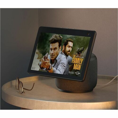 Amazon Echo Show 10 3rd Smart Home Hub - Alexa - IEEE 802.11a/b/g/n/ac - ZigBee, Sidewalk - Bluetooth - Black - Camera, Mi