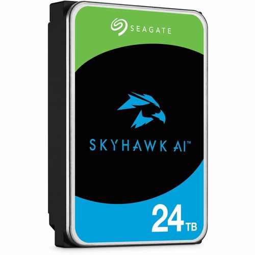 Seagate SkyHawk AI ST24000VE002 24 TB Hard Drive - 3.5" Internal - SATA (SATA/600) - Conventional Magnetic Recording (CMR)