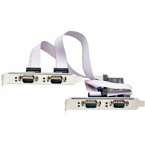StarTech.com Serial Adapter with 16C450, 16C550, 16C650, 16C750, 16C950 UART - Low-profile Plug-in Card - 1 - TAA Complian