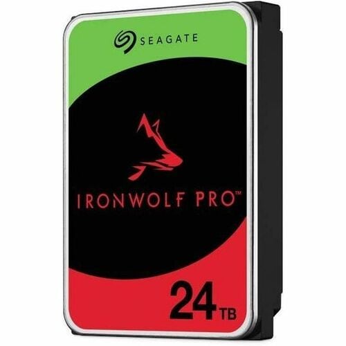 Seagate IronWolf Pro ST24000NT002 24 TB Hard Drive - 3.5"" Internal - SATA (SATA/600) - Conventional Magnetic Recording (C