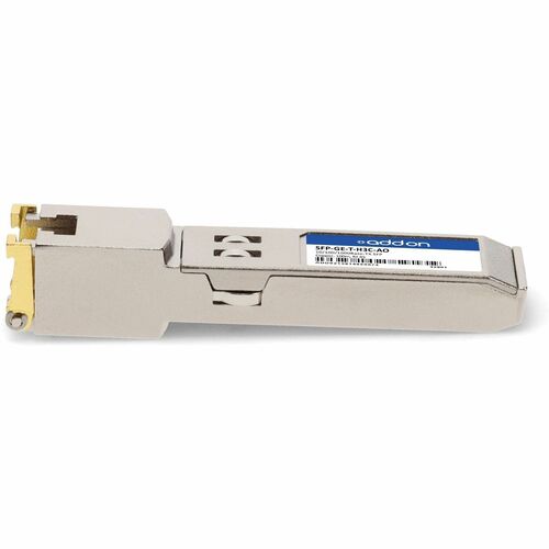 AddOn SFP - 1 x RJ-45 10/100/1000Base-TX Network - 1 - TAA Compliant - For Data Networking - Optical FiberGigabit Ethernet