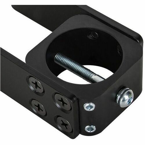 B-Tech System 2 Mounting Bracket for Pole, Flat Panel Display, A/V Equipment - Black - 150 kg Load Capacity - Steel
