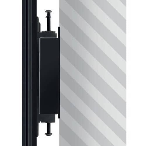 B-Tech System X Mounting Bracket for Mounting Rail, Menu Board, Mounting Collar - Black - 1 / Pack