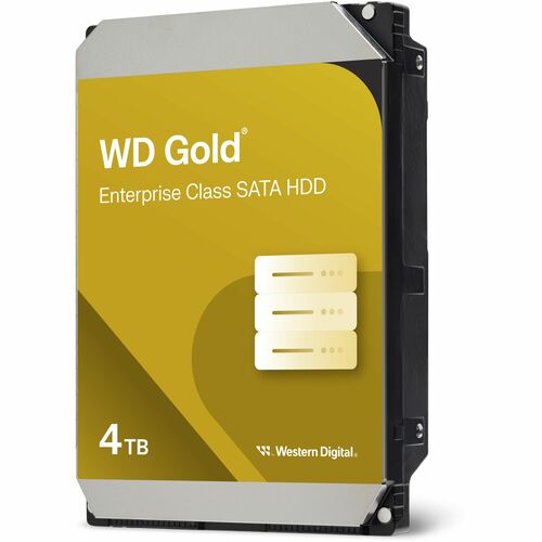 WD Gold WD4004FRYZ 4 TB Hard Drive - 3.5" Internal - SATA (SATA/600) - Storage System, Desktop PC, Server, Cloud Storage D