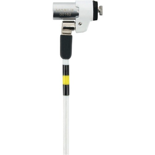 MOBILIS Cable Lock For Tablet, Notebook - 1.80 m Cable - Keyed Lock - White - Steel - For Tablet, Notebook