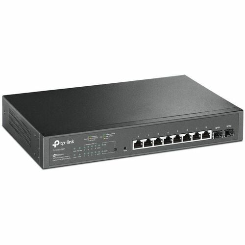 TP-Link JetStream TL-SG2210MP 10 Ports Manageable Ethernet Switch - Gigabit Ethernet - 10/100/1000Base-T, 1000Base-X - 4 L
