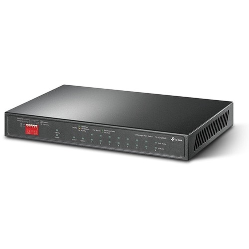 TP-Link TL-SG1210MP 10 Ports Ethernet Switch - Gigabit Ethernet - 10/100/1000Base-T, 1000Base-X - 2 Layer Supported - Modu