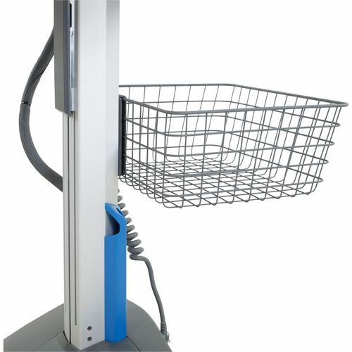 Ergotron Zubehörkorb - Groß - 2,27 kg Belastbarkeit - 431,8 mm Breite x 325,1 mm Tiefe x 152,4 mm Höhe - Draht - Dunkelgra