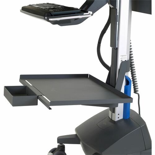 Ergotron Shelf - TAA Compliant - 10.89 kg Load Capacity - Steel - Dark Grey - Heavy Duty, Sturdy, Easy to Clean