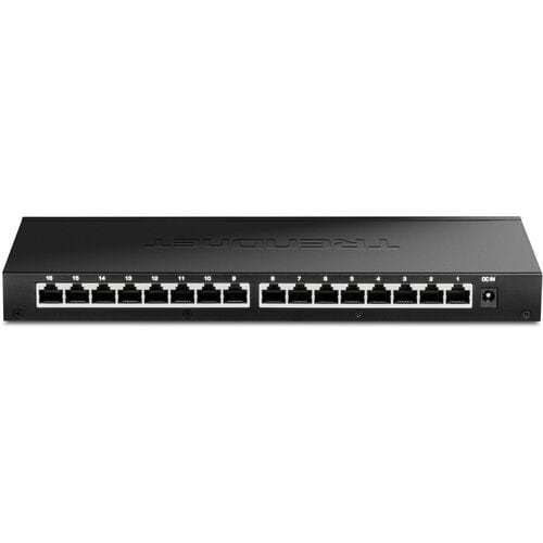 TRENDnet TEG-S3160 16 Ports Ethernet Switch - 2.5 Gigabit Ethernet - 2.5GBase-T - 2 Layer Supported - 7.26 W Power Consump