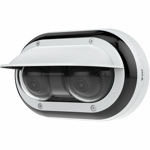AXIS P4708-PLVE 8 Megapixel Outdoor 4K Network Camera - Colour - Dome - Black - TAA Compliant - 15 m Infrared Night Vision