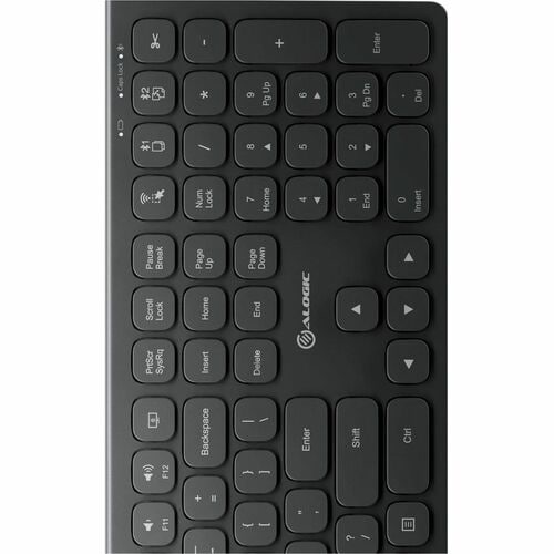 USB-C Bluetooth Rechargeable Wireless Mouse and Keyboard for Windows and Surface Black