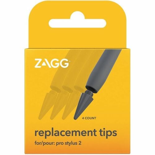ZAGG PRO STYLUS 2 REPLACEMENT TIPS PACK OF 4 GREY