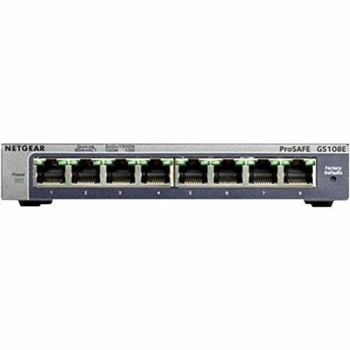 GS108E 8-PORT PLUS SWITCH UNMANAGED PLUS GIGABIT ETHERNET