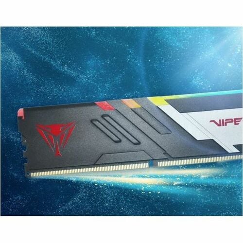 VIPER Venom 32GB (2 x 16GB) DDR5 SDRAM Memory Kit - For Motherboard - 32 GB (2 x 16GB) - RGB - DDR5-6000/PC5-48000 DDR5 SD