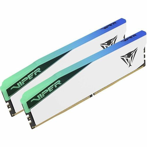 VIPER Elite 5 32GB (2 x 16GB) DDR5 SDRAM Memory Kit - For Motherboard - 32 GB (2 x 16GB) - RGB - DDR5-6600/PC5-52800 DDR5 