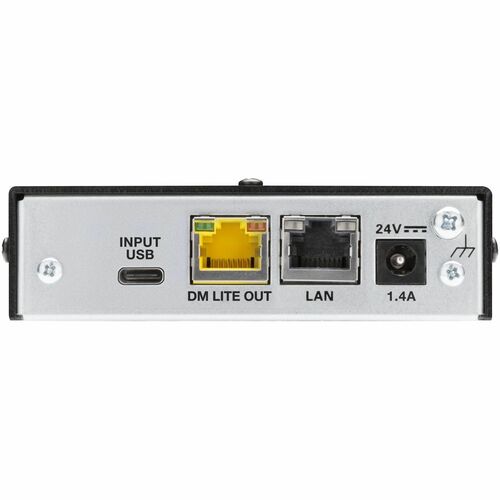 Crestron DM Lite HD-TXU-4KZ-111-E Video Extender Transmitter - Wired - 70.10 m Range - 2 x Network (RJ-45) - 4 x USB - Dis