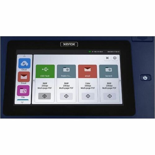 Escáner de superficie plana Xerox XN60WPRO-U - 600 ppp Óptico - 24-bit Color - 8-bits Escala de grises - 65 ppm (Mono) - 6