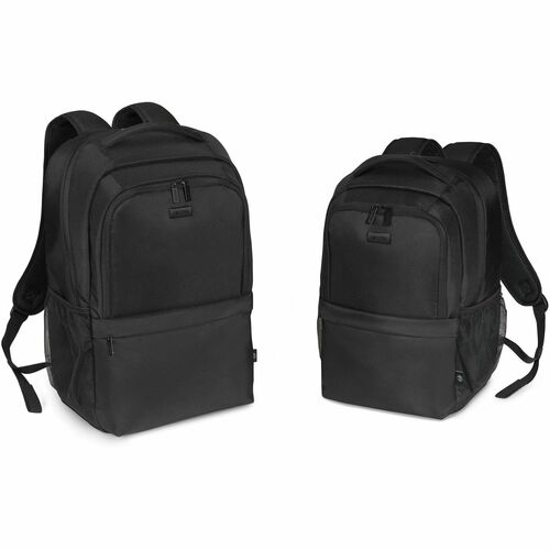 Dicota Eco CORE Carrying Case (Backpack) for 33 cm (13"") to 35.8 cm (14.1"") Notebook - Black - Water Resistant - 300D Po