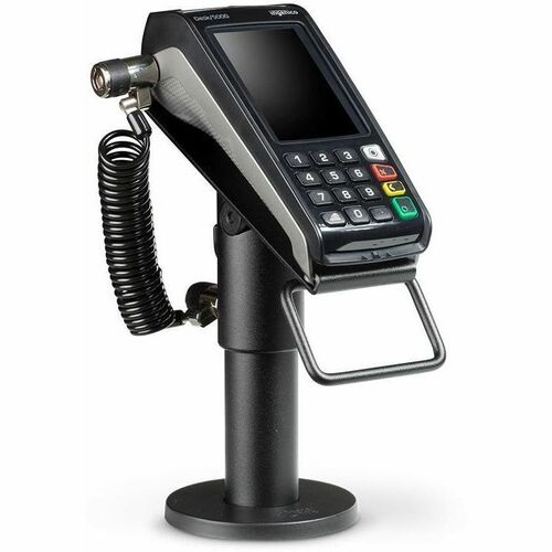SpacePole Counter Mount for Payment Terminal - Black - Metal - 1 / Box