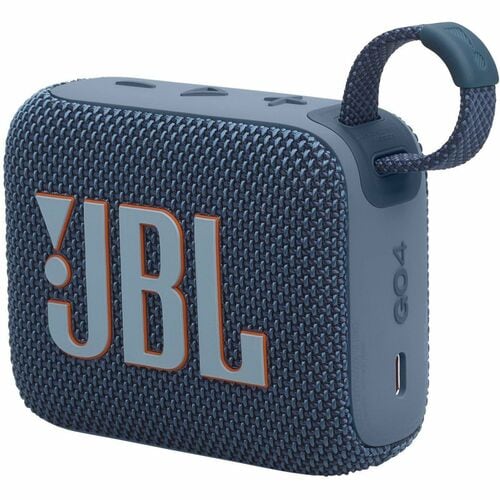 JBL Go 4 Portable Bluetooth Speaker System - 4.2 W RMS - Blue - 90 Hz to 20 kHz - Battery Rechargeable - 1