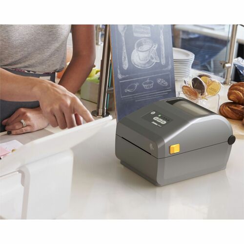 Zebra ZD421 Manufacturing, Transportation & Logistic, Government Thermal Transfer Printer - Monochrome - Desktop - Label/R