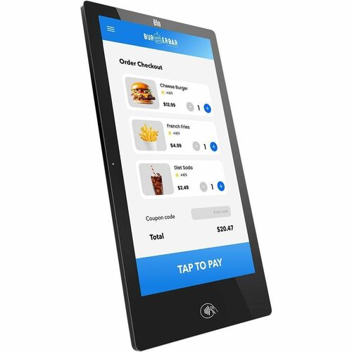 Elo Pay POS Terminal - (Qualcomm Snapdragon SDA660 - 4 GB - 64 GB - 55.9 cm (22"") LED Touchscreen - Wireless LAN Gigabit 