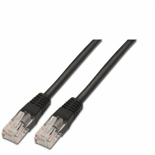CABLE RED HEADLINE RJ45 CAT.6 UTP AWG24 BLACK 0.5M