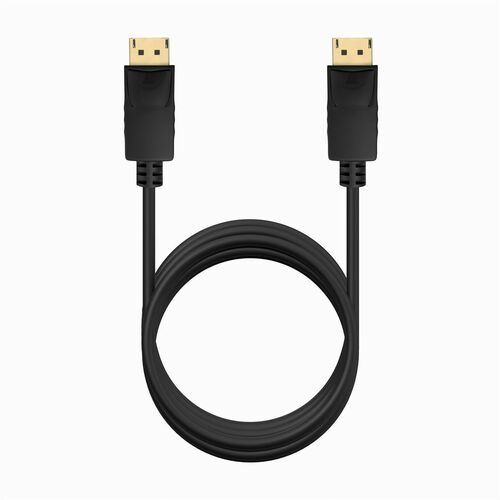 CABLE DISPLAYPORT V1.2 CCS 4K60HZ DP/M-DP/M BLACK 2.0M