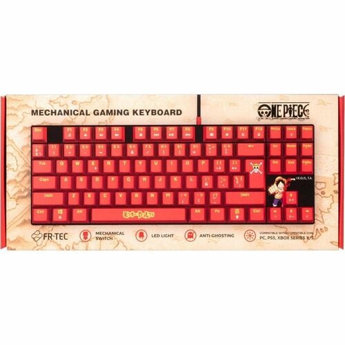 FR-TEC Gaming Keyboard - Tenkeyless - Cable Connectivity - LED - Brown Switch Keyswitch - PlayStation 5, Xbox Series S, Xb