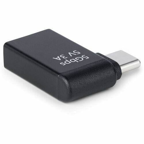 StarTech.com Rechtwinkliger USB-C auf USB-A Adapter, USB 3.0 5Gbps, kompakter USB-C Stecker auf USB-A Buchse, Metallgehäus