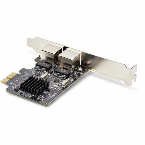 StarTech.com Gigabit Ethernet Card for Computer, Server, Workstation - 10/100/1000Base-T - Plug-in Card - Black - TAA Comp