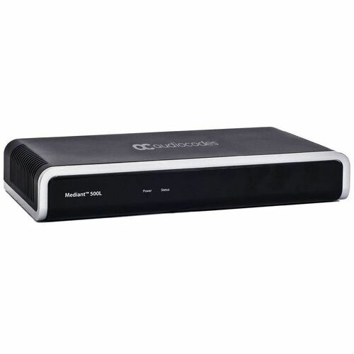 AudioCodes Mediant 500L VoIP Gateway - TAA Compliant - 8 x RJ-45 - 4 x FXS - 4 x FXO - Fast Ethernet, Gigabit Ethernet, Et