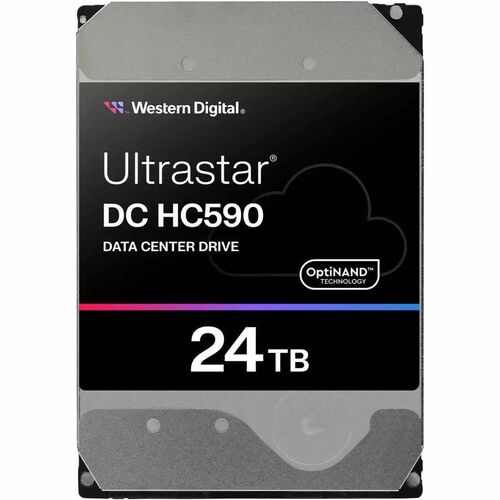 Western Digital Ultrastar DC HC500 WUH722624AL5204 24 TB Hard Drive - 3.5" Internal - SAS (12Gb/s SAS) - Conventional Magn