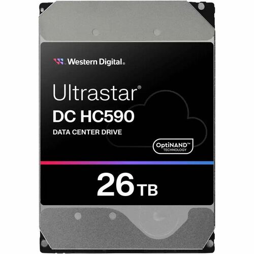 Western Digital Ultrastar DC HC500 WUH722626AL5204 26 TB Hard Drive - 3.5" Internal - SAS - Conventional Magnetic Recordin
