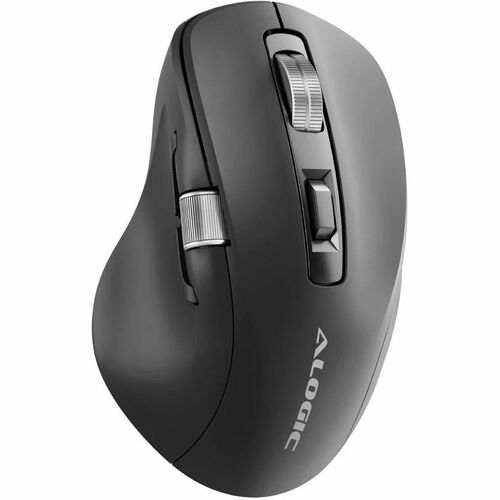 Alogic APEX Maus - Bluetooth/Radio-Frequenz - USB-Typ C - 7 Programmable Button(s) - Schwarz - Kabel/Drahtlos - 2,40 GHz -
