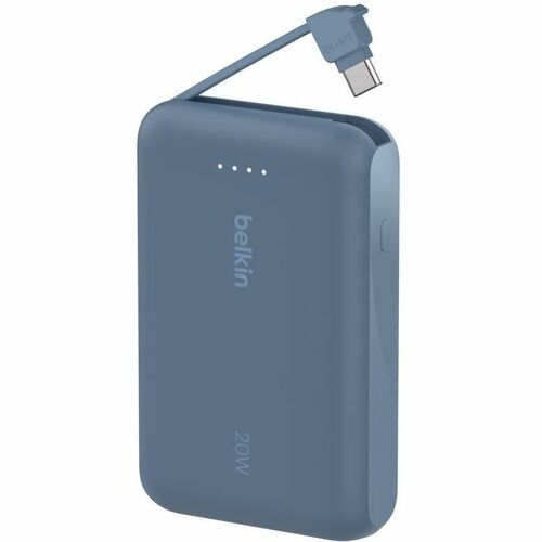 Belkin BoostCharge Stromspeicher - Blau - für Smartphone, Tablet-PC, iPad mini, iPad, iPad Pro - 10000 mAh - 20 W - USB Ty