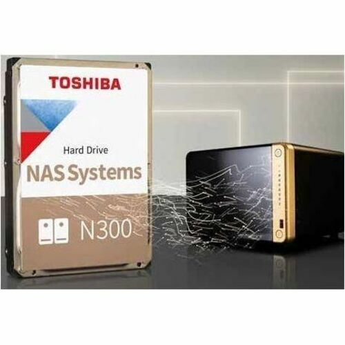Toshiba N300 4 TB Hard Drive - 3.5" Internal - SATA (SATA/600) - Conventional Magnetic Recording (CMR) Method - Server, NA