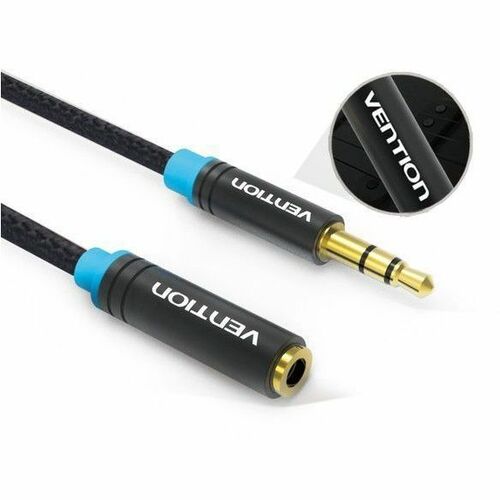 Vention 5 m Mini-phone Audio Cable - Cable for Audio Device - Extension Cable - Black