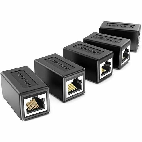 Vention IPV Network Adapter - 1 x RJ-45 Network - Female - 1 x RJ-45 Network - Female - Gold Contact - White